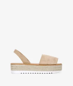 Bosanova Espadrilles | Sandales Spartiates | Abarca beige avec alfa