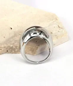 Bosanova Bagues | Bague minimaliste en métal argenté