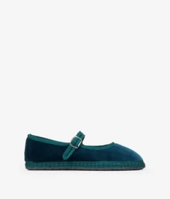 Bosanova Ballerines Et Mary Janes | Ballerines en velours vert