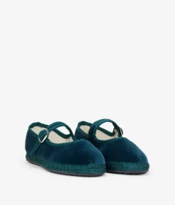 Bosanova Ballerines Et Mary Janes | Ballerines en velours vert