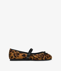 Bosanova Ballerines Et Mary Janes | Ballerines léopard avec nœud et boucle