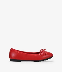 Bosanova Ballerines Et Mary Janes | Ballerines plates rouges avec noeud