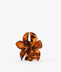 Femme Bosanova Accessoires Pour Cheveux | Barrette à cheveux fleur d'hibiscus marron