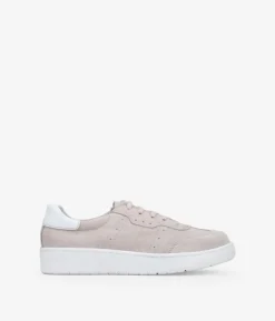 Bosanova Chaussures En Cuir | Baskets à lacets en cuir rose