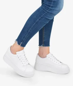 Bosanova Baskets À Plateforme | Plateformes | Baskets à plateforme blanches