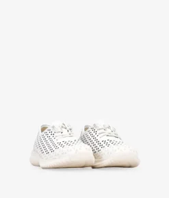 Bosanova Chaussures En Cuir | Baskets blanches en cuir découpé au laser