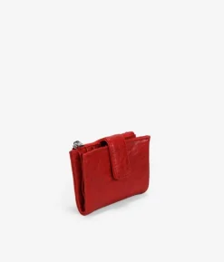 Femme Bosanova Portefeuilles | Billetero pequeño rojo texturizado
