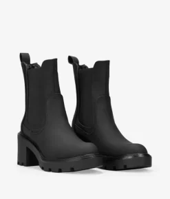 Bosanova Bottines Chelsea | Bottes À Talons | Black ankle boots with elastics