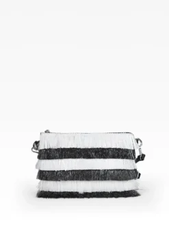 Bosanova Sacs Raphia Et Crochet | Petits Sacs | Bolso negro con flecos