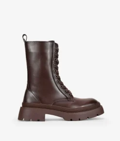Bosanova Bottes Militaires | Bottines à lacets marron