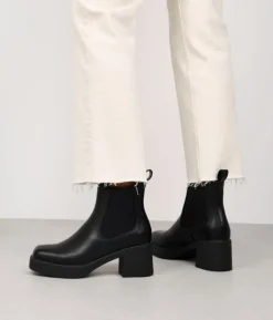 Bosanova Bottines Chelsea | Bottes À Talons | Bottines chelsea noires à talon