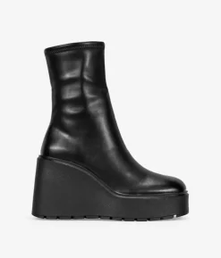 Bosanova Bottes De Plateforme | Plateformes | Bottines compensées noires ajustées