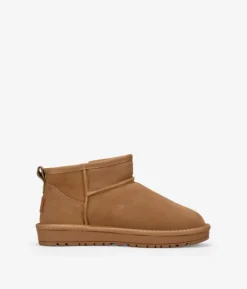 Bosanova Bottes D'hiver | Chaussures En Cuir | Bottines d'hiver en cuir croûte de cuir