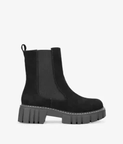 Bosanova Bottes Semelles Track | Bottines Chelsea | Bottines noires à élastiques