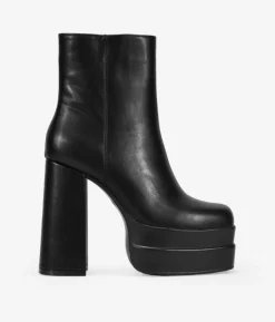 Bosanova Bottes À Talons | Bottes De Plateforme | Bottines noires à talon XXL