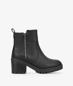 Bosanova Bottes À Talons | Bottines noires avec fermeture éclair