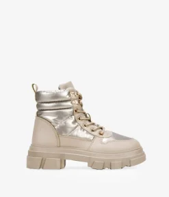 Bosanova Bottes Semelles Track | Bottes D'hiver | Bottines sport taupe à lacets
