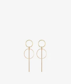 Bosanova Boucles D'oreilles | Boucles d'oreilles dorées géométriques