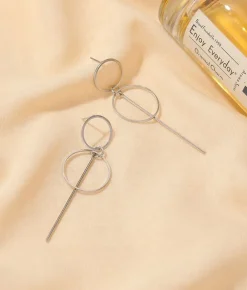 Bosanova Boucles D'oreilles | Boucles d'oreilles géométriques en argent