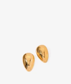 Bosanova Boucles D'oreilles | Boucles d'oreilles ovales dorées