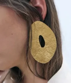 Bosanova Boucles D'oreilles | Boucles d'oreilles ovales en or