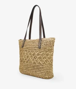 Bosanova Sacs Shopper | Sacs Raphia Et Crochet | Cabas en raphia marron clair