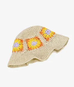 Femme Bosanova Casquettes Et Chapeaux | Chapeau en raphia beige doux