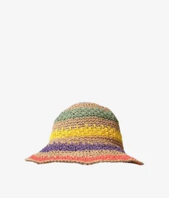 Femme Bosanova Casquettes Et Chapeaux | Chapeau en raphia multicolore
