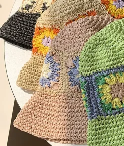 Femme Bosanova Casquettes Et Chapeaux | Chapeau en raphia rose tendre