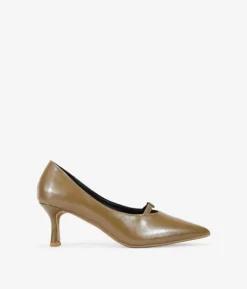 Bosanova Chaussures De Fête | Chaussures Et Mocassins | Chaussures à talons taupe avec boucle