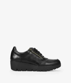 Bosanova Chaussures En Cuir | Chaussures Et Mocassins | Chaussures compensées en cuir noir