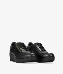 Bosanova Chaussures En Cuir | Chaussures Et Mocassins | Chaussures compensées en cuir noir