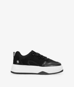 Bosanova Baskets À Plateforme | Chaussures de skate noires à lacets