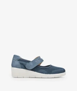 Bosanova Chaussures Et Mocassins | Chaussures de sport bleues à semelle compensée