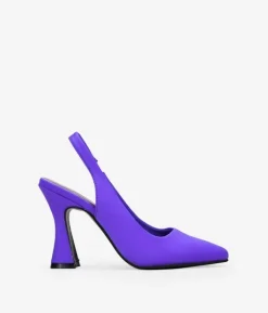 Bosanova Chaussures De Fête | Chaussures lilas à talon évasé