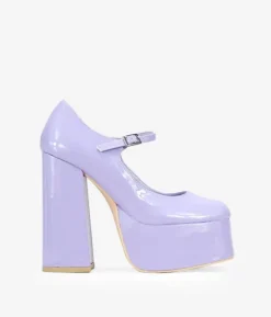 Bosanova Ballerines Et Mary Janes | Chaussures De Fête | Chaussures lilas à talon XXL