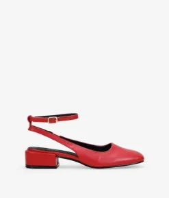 Bosanova Ballerines Et Mary Janes | Chaussures Mary Jane à bride arrière rouges avec talon