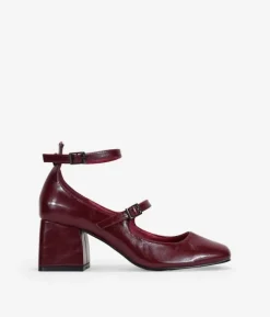 Bosanova Ballerines Et Mary Janes | Chaussures De Fête | Chaussures Mary Jane bordeaux à double bride