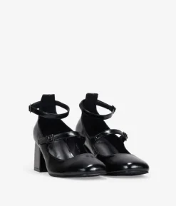 Bosanova Ballerines Et Mary Janes | Chaussures De Fête | Chaussures Mary Jane noires à double bride