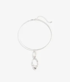 Bosanova Colliers | Collier ras de cou en argent avec pendentif