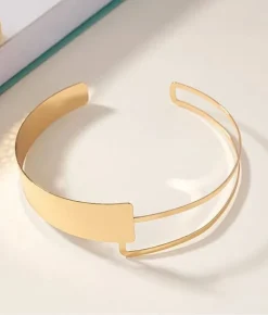 Bosanova Colliers | Collier ras du cou ajustable en or