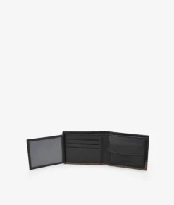 Homme Bosanova Portefeuilles | Cuir noir américain