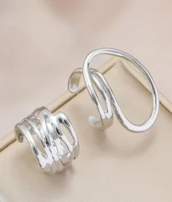 Bosanova Bagues | Ensemble de deux bagues en argent
