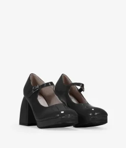 Bosanova Chaussures De Fête | Ballerines Et Mary Janes | Escarpins noirs à talons carrés