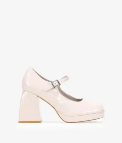Bosanova Ballerines Et Mary Janes | Chaussures De Fête | Escarpins nude à talons carrés