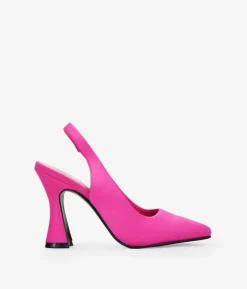 Bosanova Chaussures De Fête | Escarpins roses à talon évasé