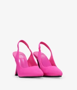 Bosanova Chaussures De Fête | Escarpins roses à talon évasé