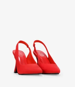 Bosanova Chaussures De Fête | Escarpins rouges à talon évasé