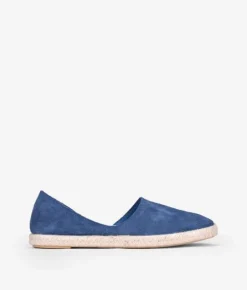 Bosanova Espadrilles | Chaussures En Cuir | Espadrilles en cuir avec sparte bleu