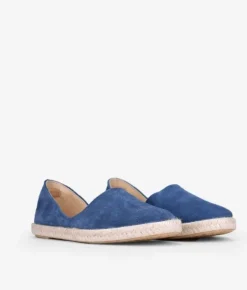 Bosanova Espadrilles | Chaussures En Cuir | Espadrilles en cuir avec sparte bleu